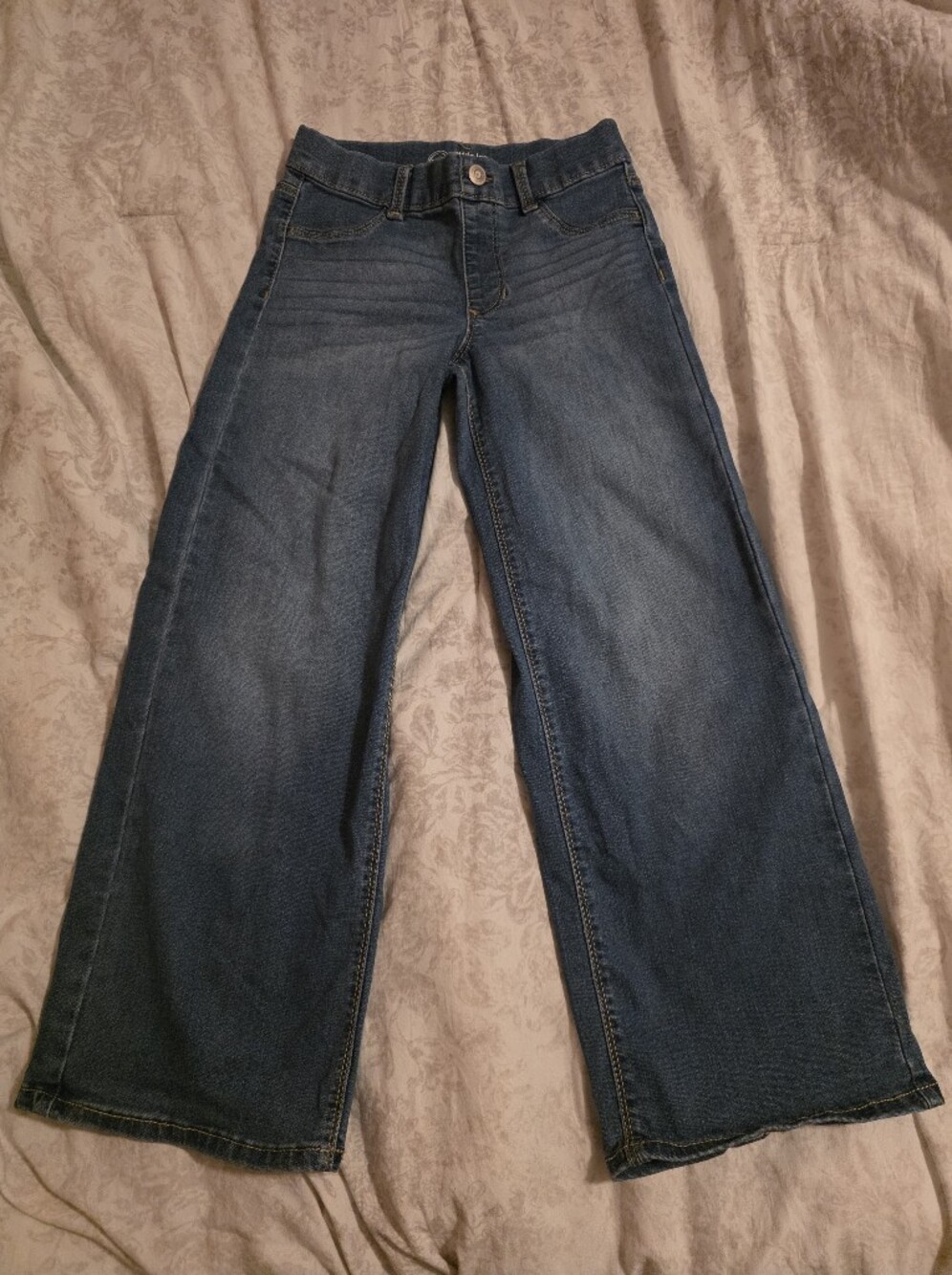 Classic Straight-Leg Blue Jeans
